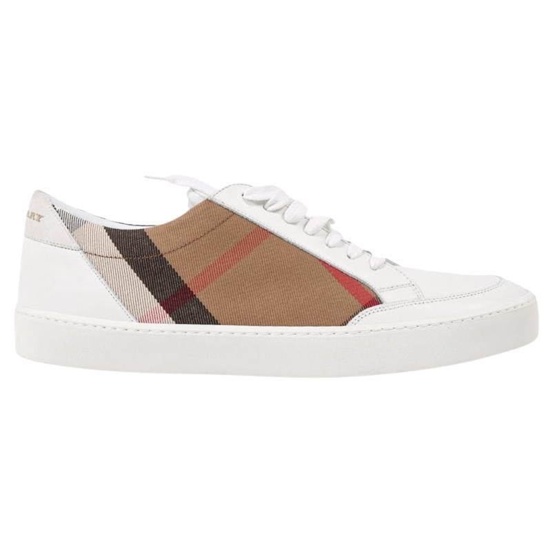 BURBERRY SALMOND CHECK Sneakers For Sale