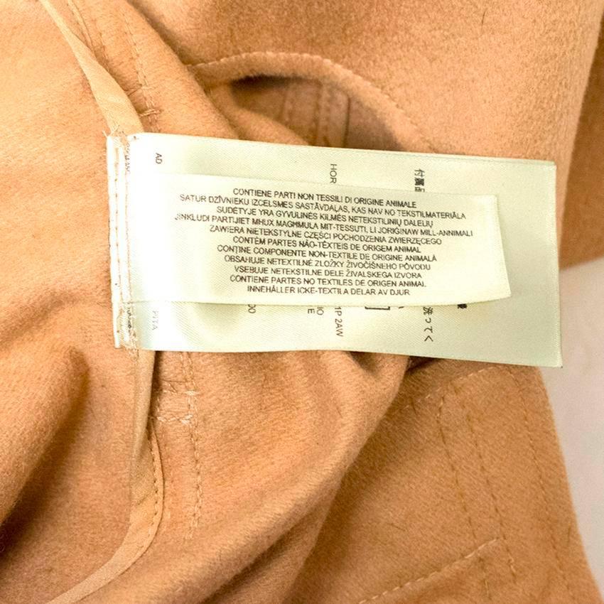 Women's Burberry 'Sandringham' Tan Cashmere Trench Coat - Size L