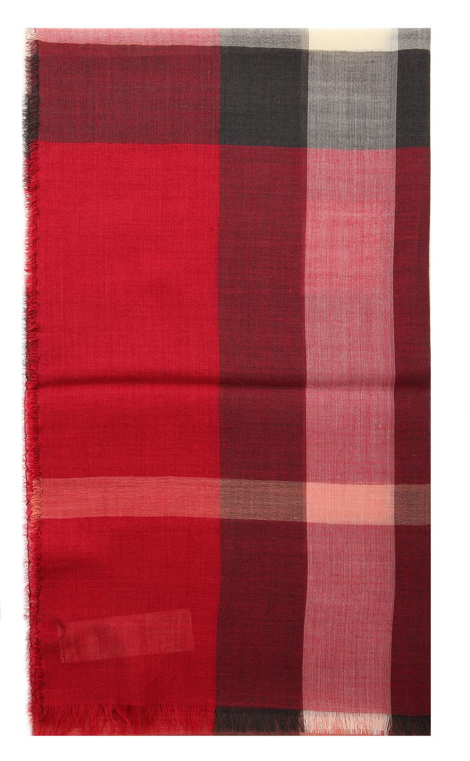 Item number 39149621
Measurements length: 180 cm, width: 50 cm, Color red-black-white, Material 49% silk, 51% wool
Washing Specialist dry clean
Weight in grams approx. 45
Features Check Lightweight Scarf