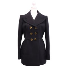 Kurzer Burberry-Mantel aus Wollmischung Größe IT 44