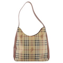 Burberry Umhängetasche Haymarket aus beschichtetem Segeltuch Medium