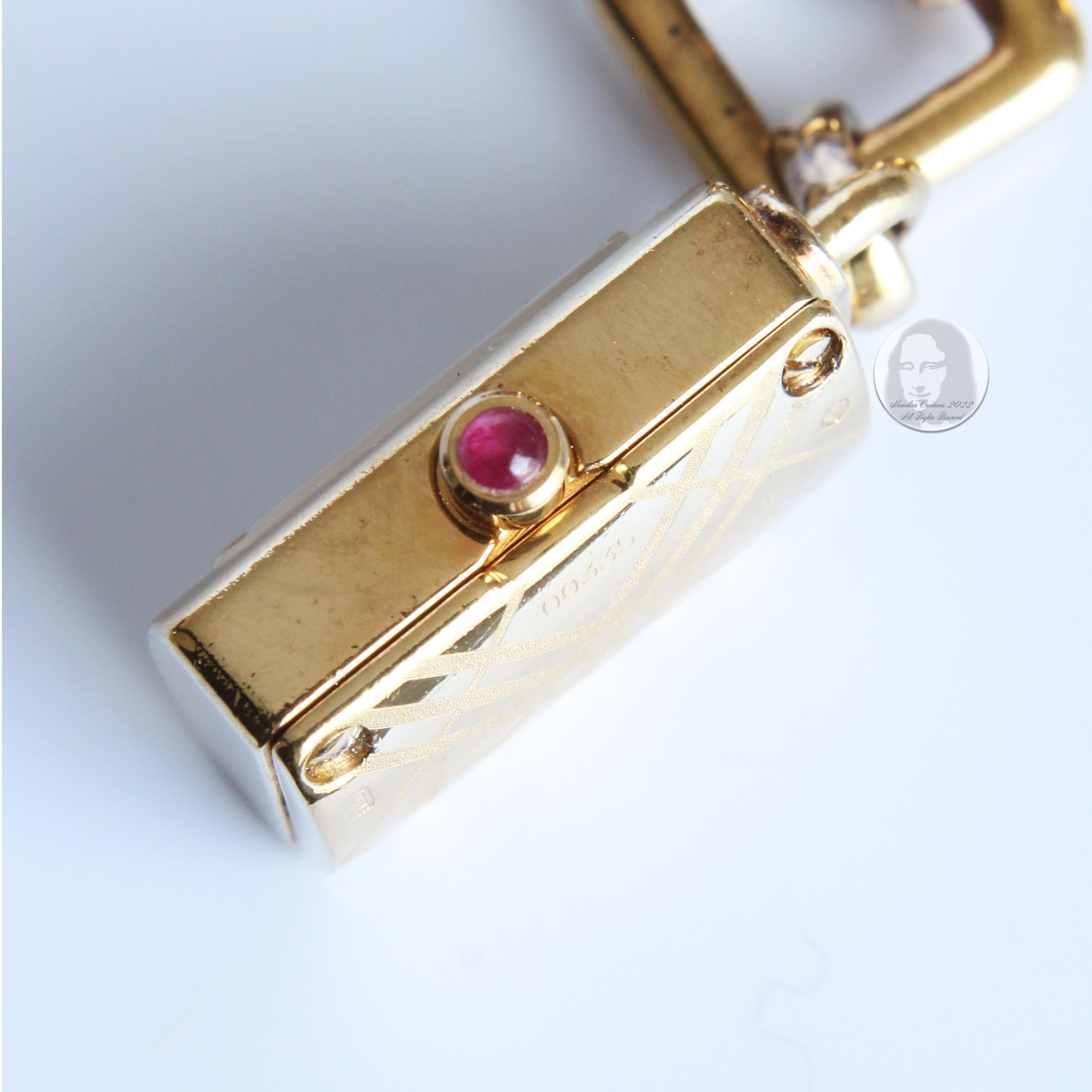 Burberry Signature Charm Bracelet Watch Gold Plated Sterling Silver Style BU5202 1