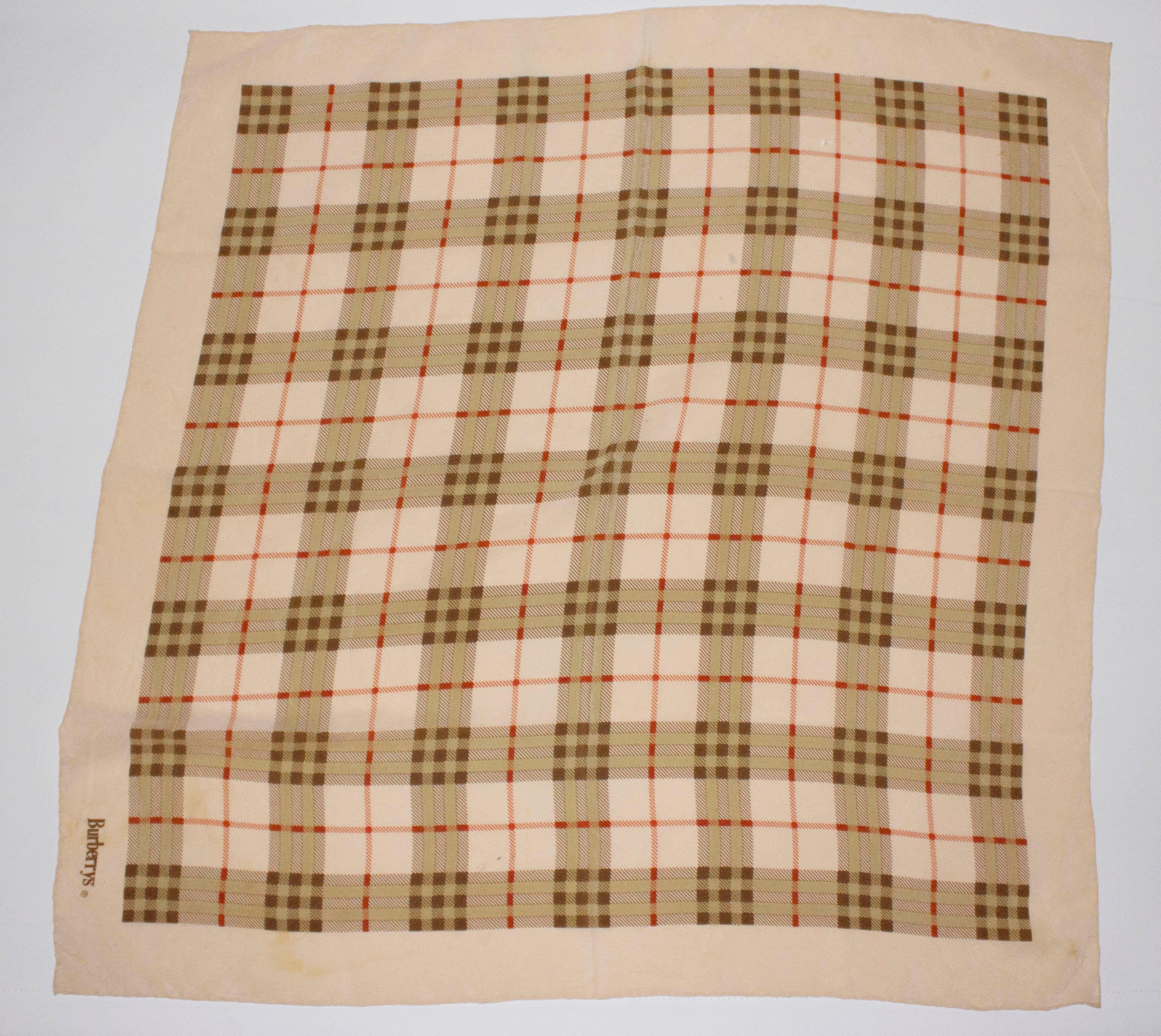 burberry square scarf