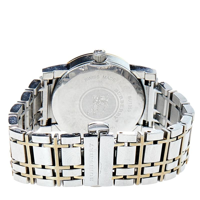 burberry two tone watch