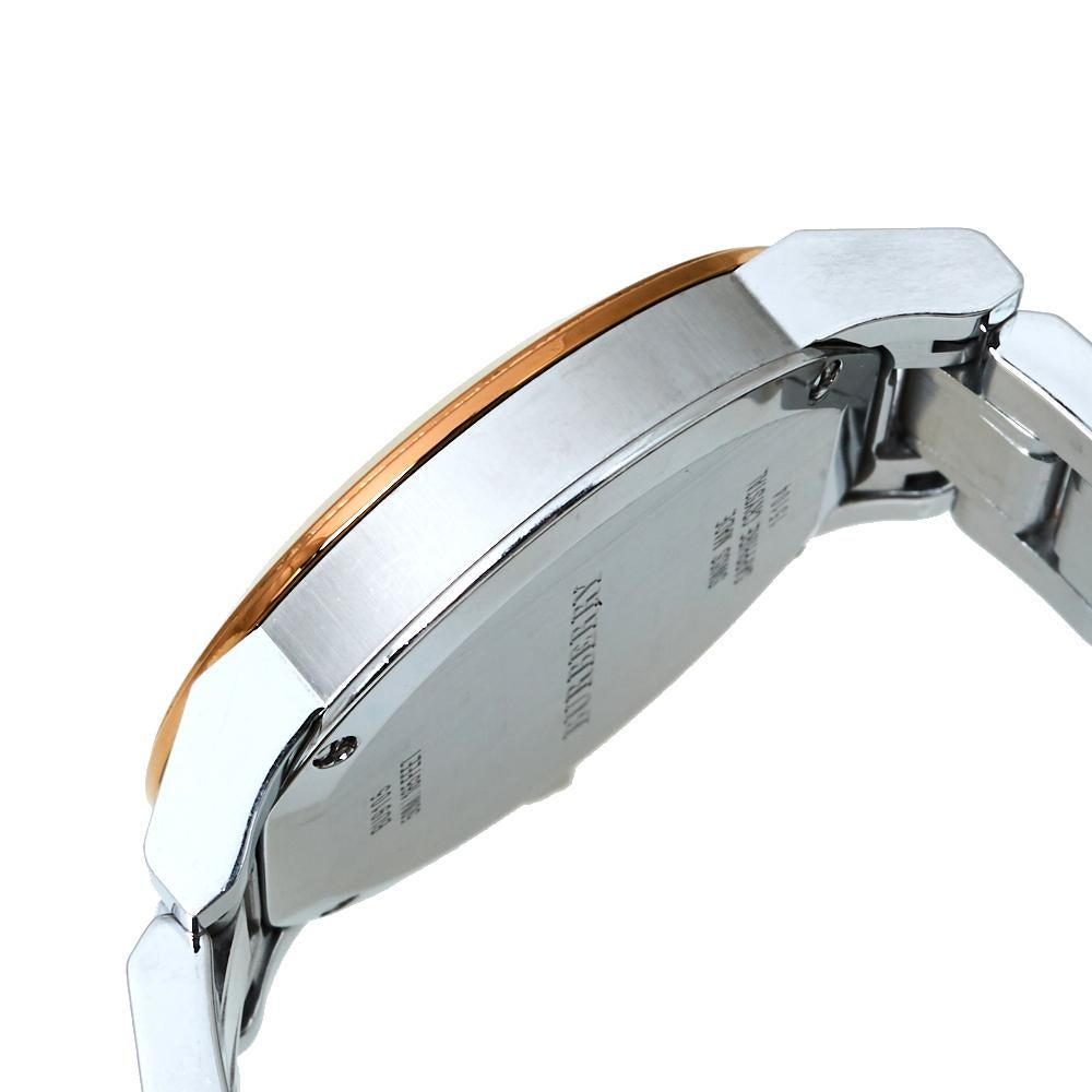 Burberry Silver White Two Tone Stainless Steel BU9105 Women's Wristwatch 34 mm 2