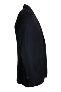 Burberry, Single breasted silk and wool blazer