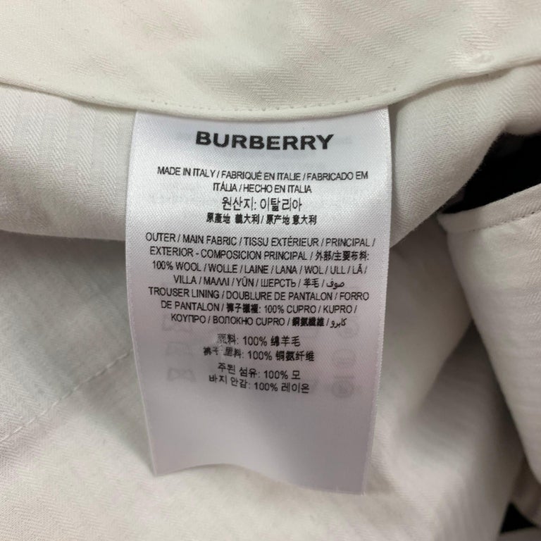 BURBERRY Size 30 Black Wool Zip Fly Dress Pants