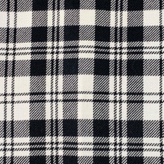 BURBERRY Size 36 Black White Plaid Wool Mohair Side Tabs Tapered Dress Pants