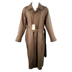 BURBERRY taglia 36 Greene & Greene Greene reversibile in cotone con cintura