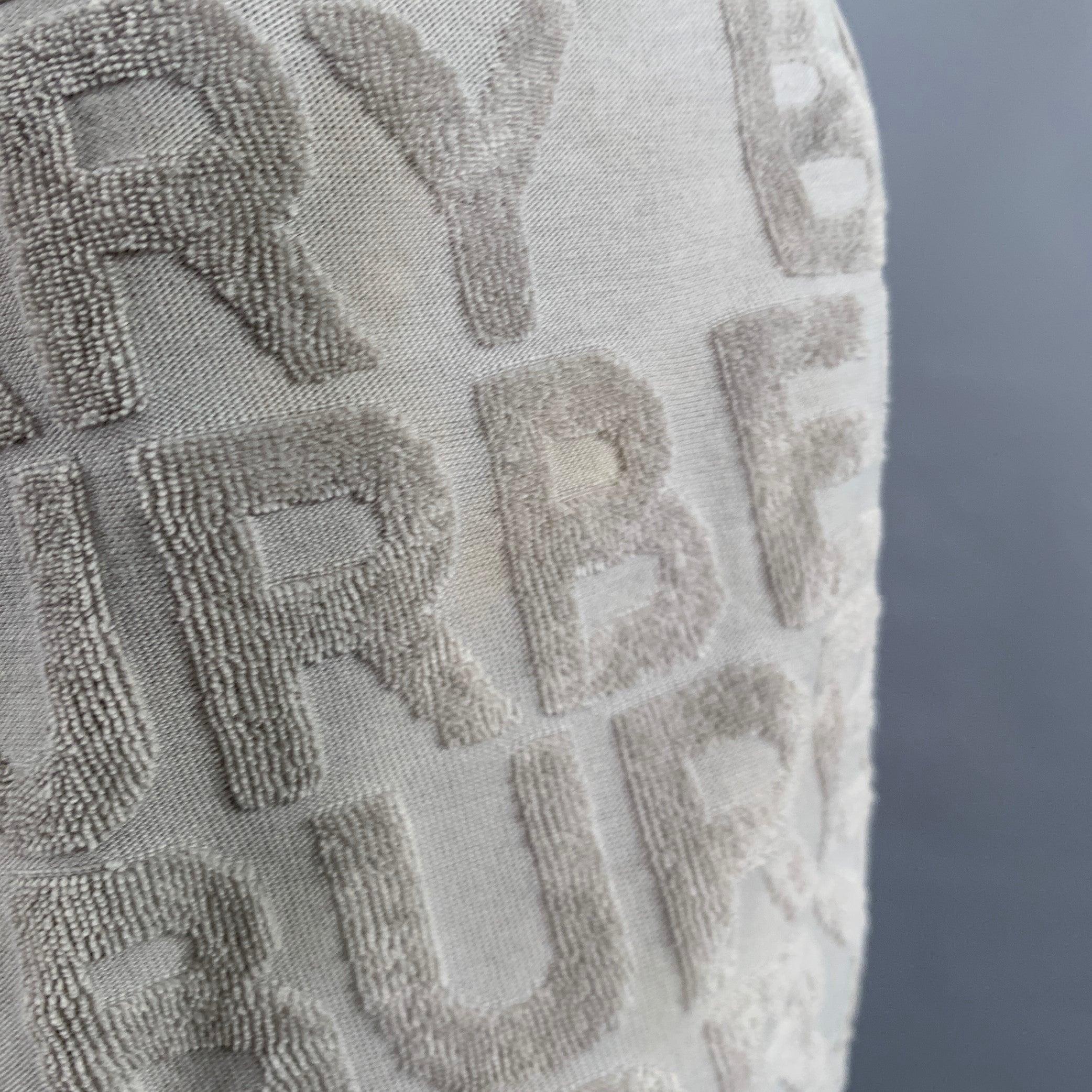 Women's BURBERRY Size S Grey Cotton Embossed Drawstring Shorts For Sale