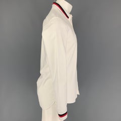 BURBERRY Size S White Cotton Button Up Long Sleeve Shirt