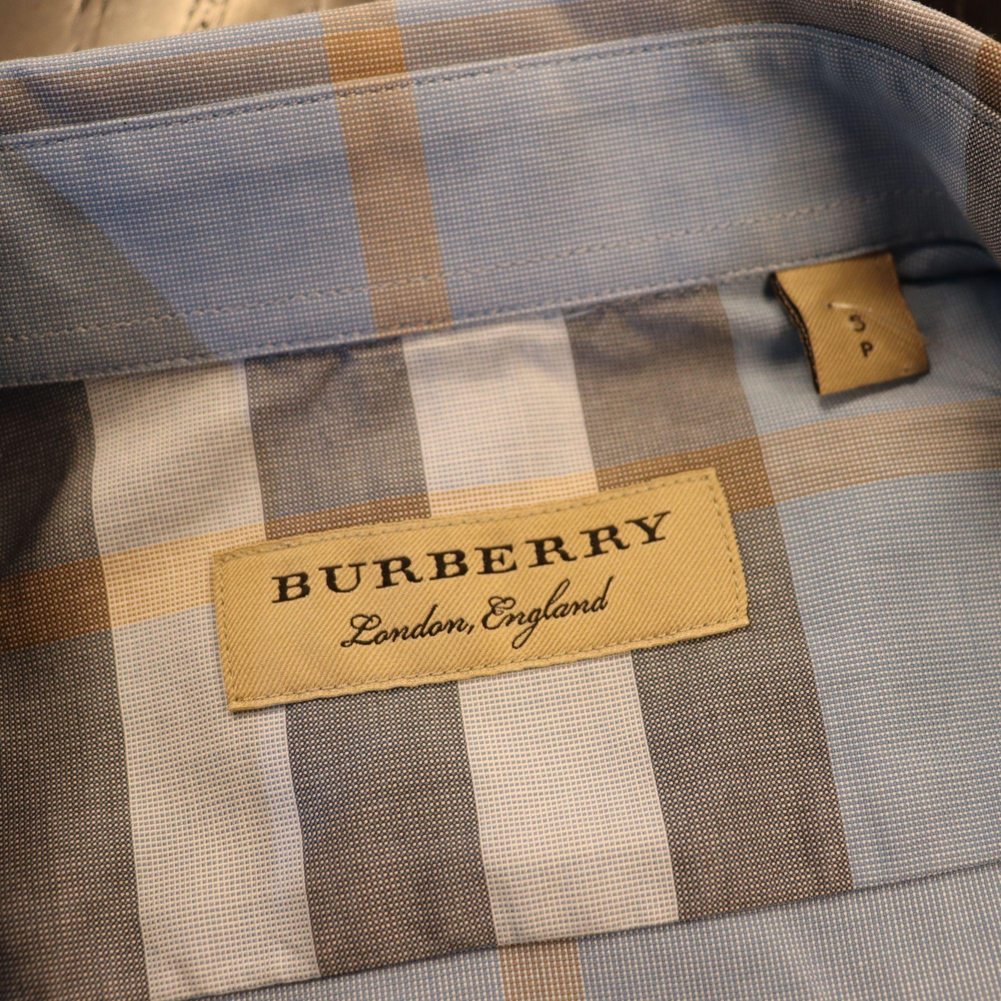 Women's Burberry Small Blue Check Top For Sale