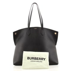 Burberry Society Tote Leather Medium