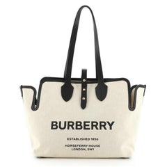 Burberry Soft Belt Bag Canvas with Leather Medium
