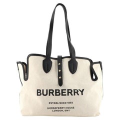Burberry Soft Belt Bag Canvas with Leather Medium