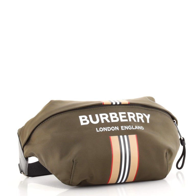Burberry Sonny Logo-Print Belt Bag