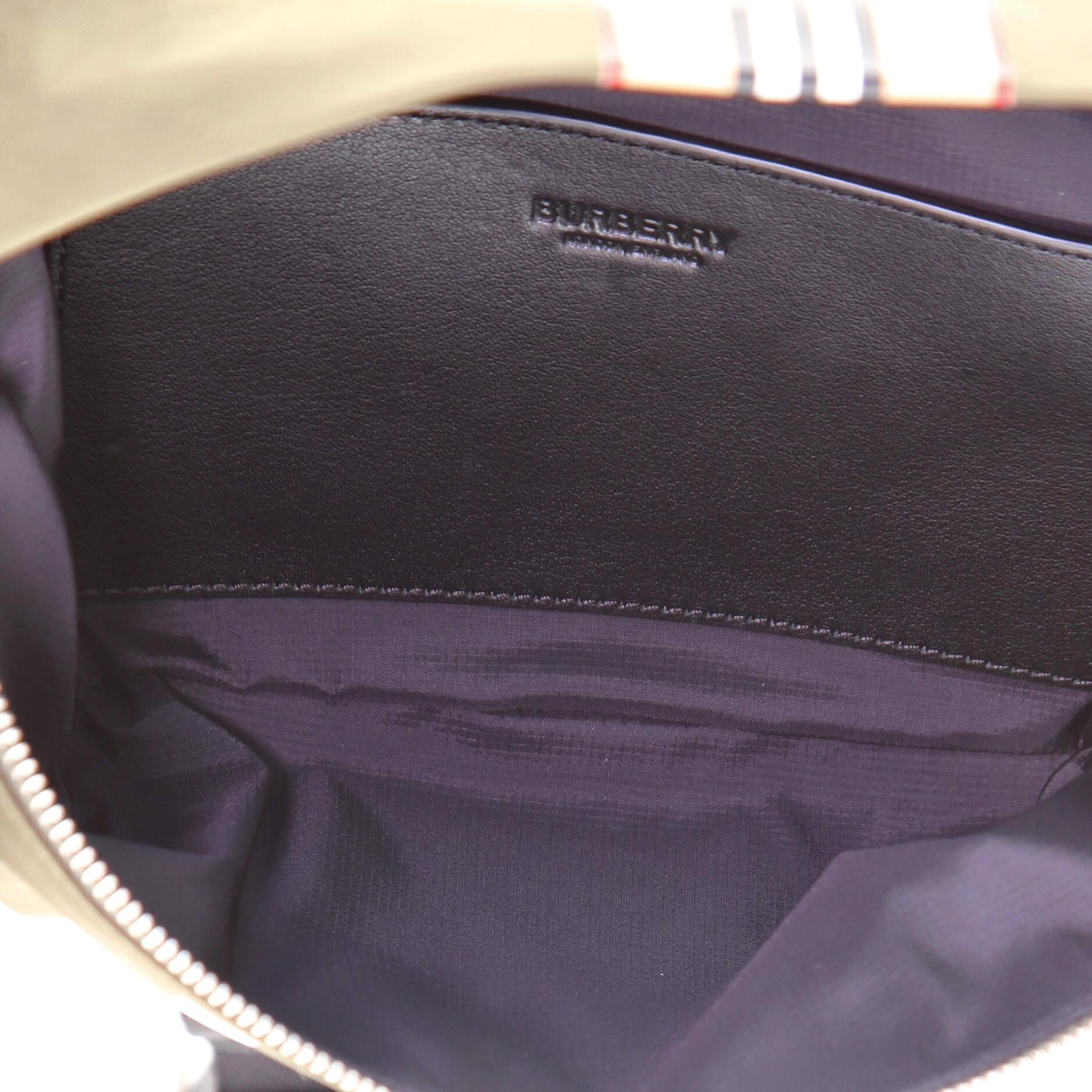 Burberry Sonny Belt Bag Logo Print Nylon In Good Condition In NY, NY