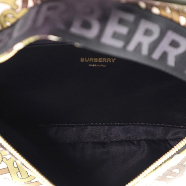 Burberry TB Belt Bag Monogram Print Leather at 1stDibs