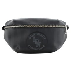 Burberry Sonny Waist Bag London Check Coated Canvas