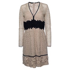 Burberry, SS16 Cocktail midi dress in beige lace