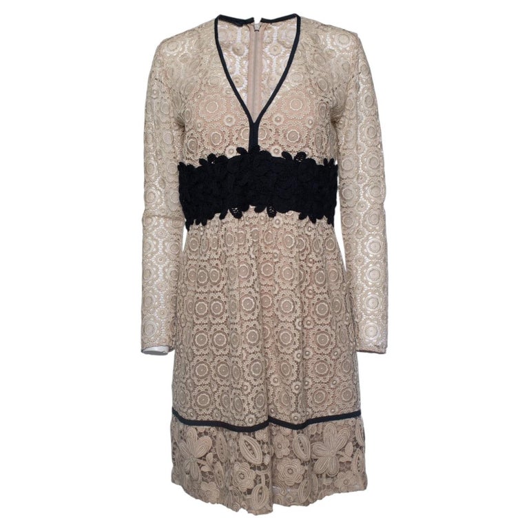 burberry cut out dress Burberry Cow Print Silk Crepe de Chine Dress , Size: 02