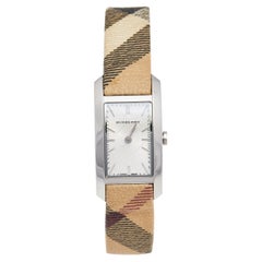 Burberry Edelstahl Leder The Pioneer BU9508 Damenarmbanduhr 20MM