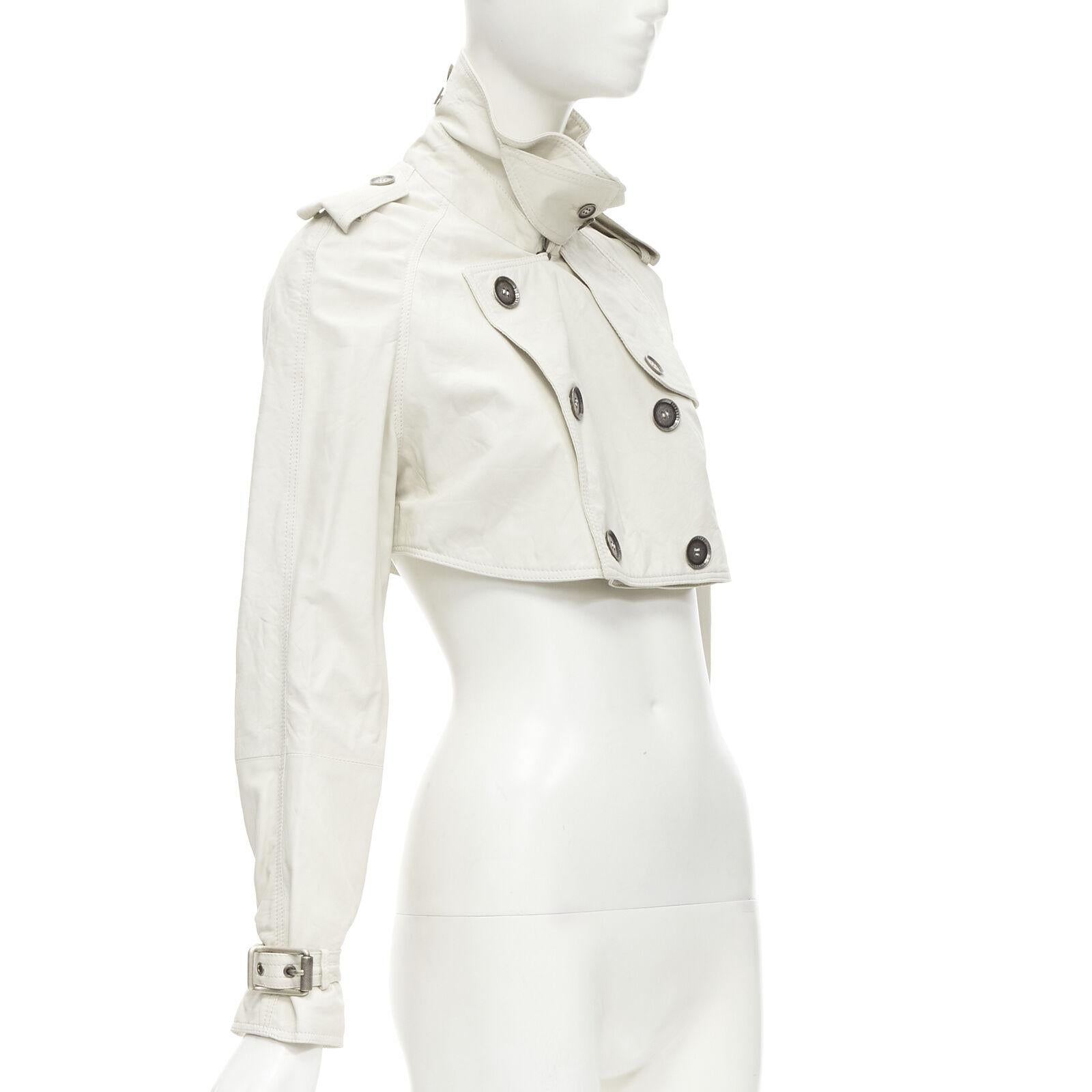 cropped trench jacket women's