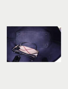 Burberry Supernova Check Large Nickie Tote Bag