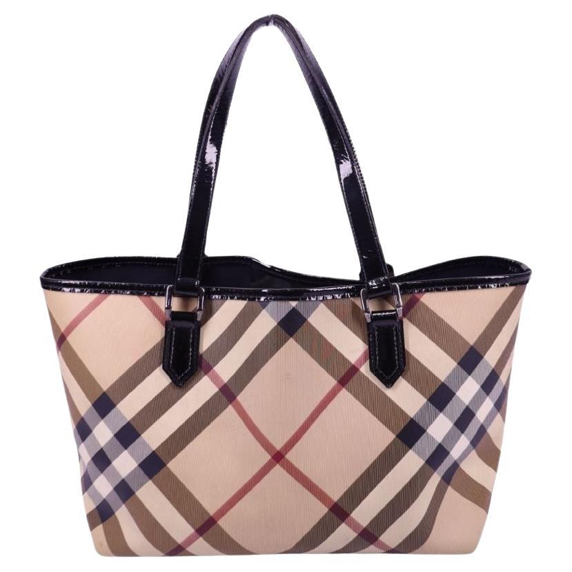 Burberry Supernova Check Large Nickie Tote Bag