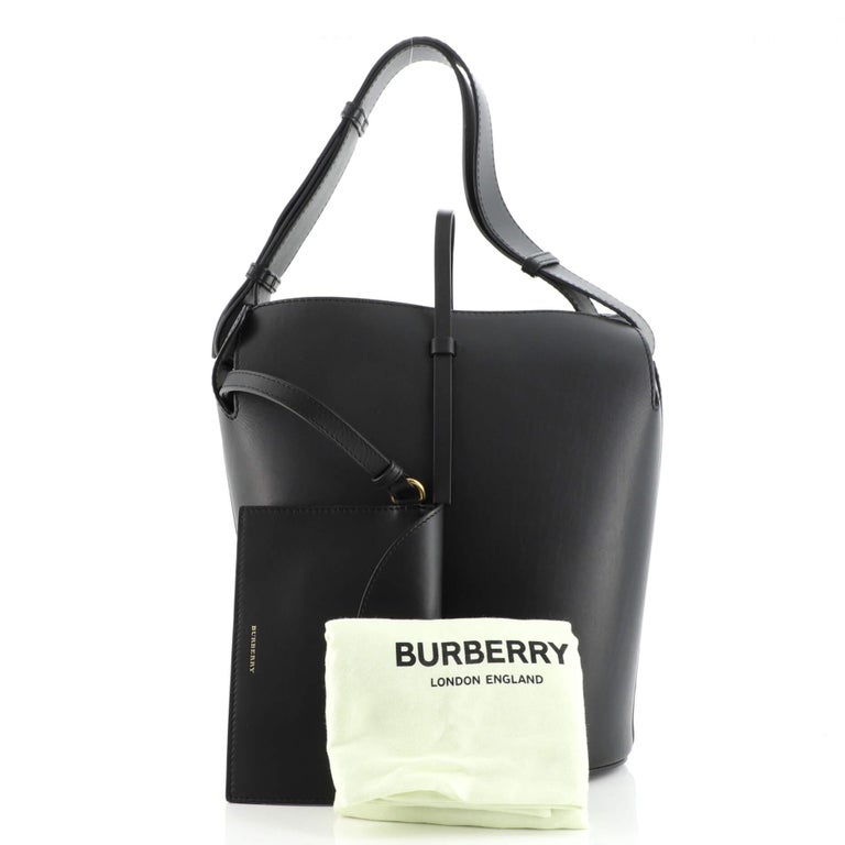Burberry Large Supple Leather Bucket Bag