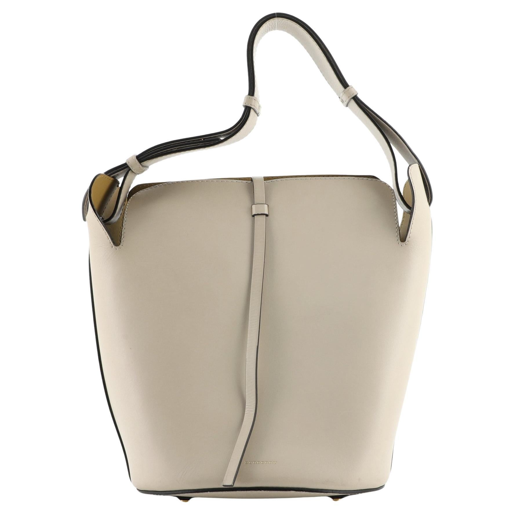 Supple Leather Medium Bucket Bag