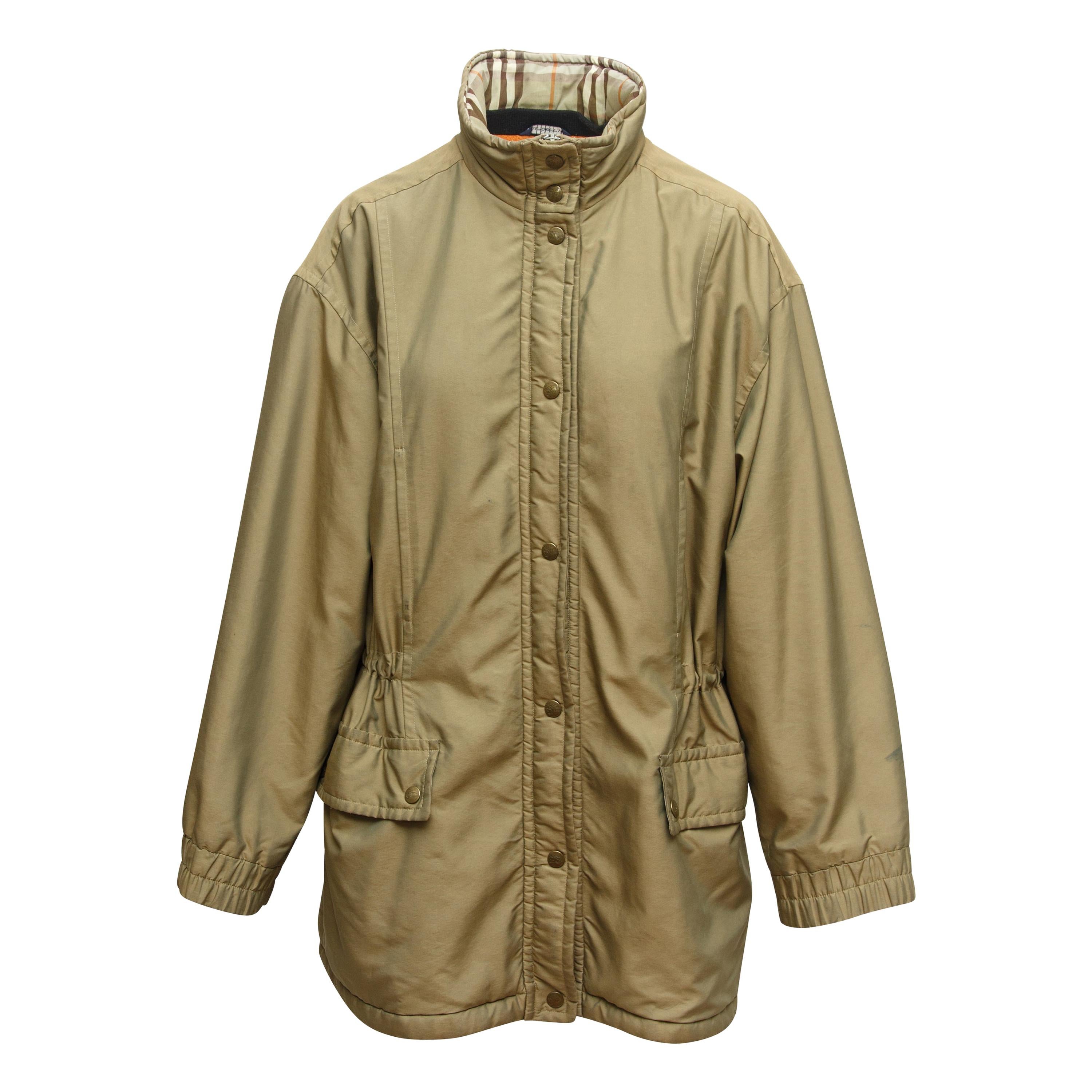 Burberry Tan Fleece-Lined Jacket