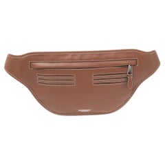 Burberry Tan Leather Brummell Belt Bag