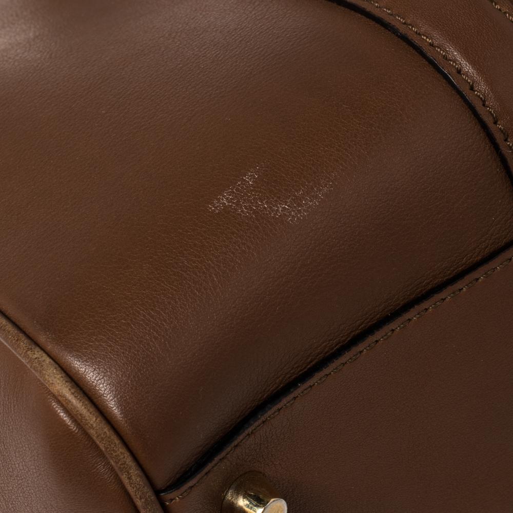 Burberry Tan Leather Medium Alchester Bowler Bag 2