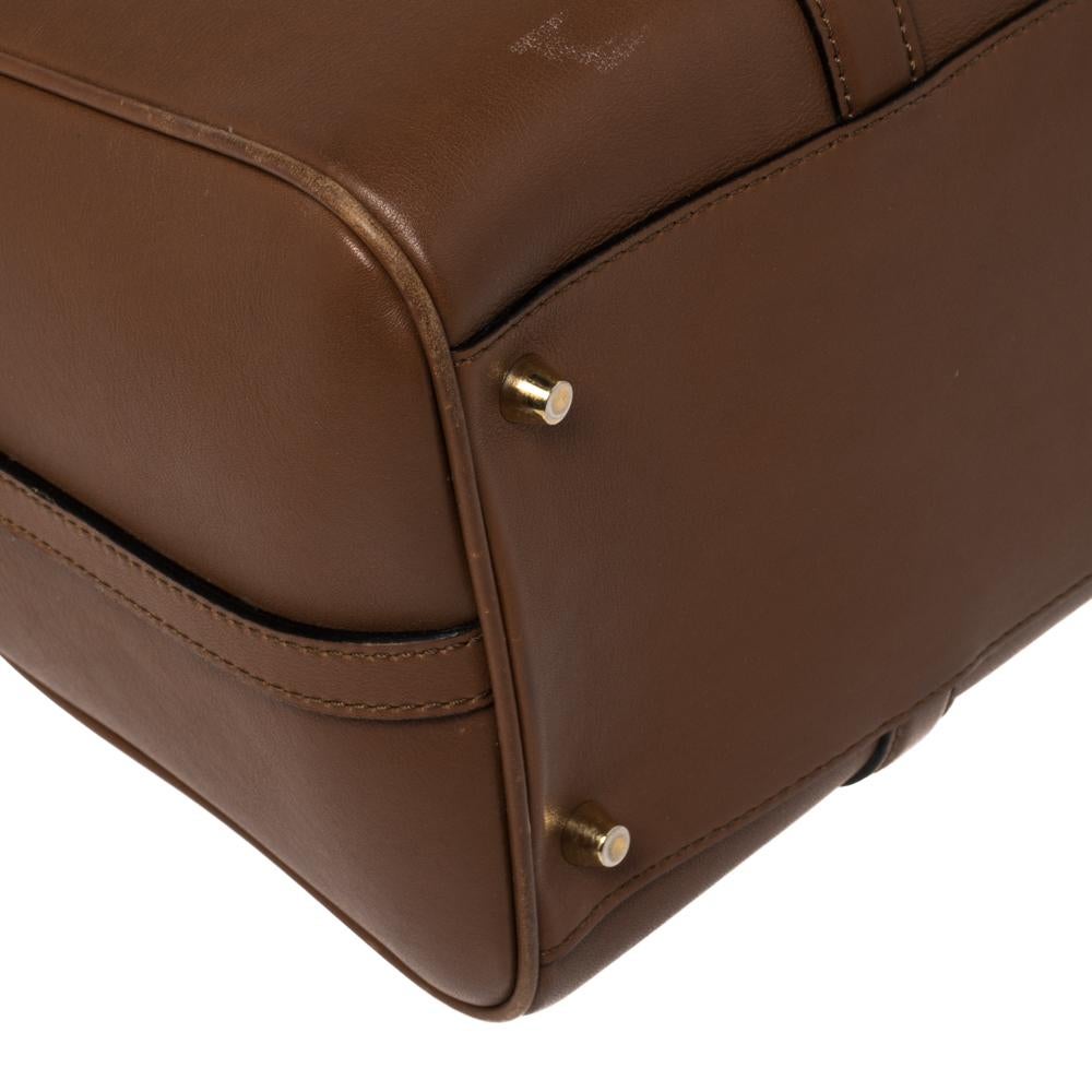Burberry Tan Leather Medium Alchester Bowler Bag 3