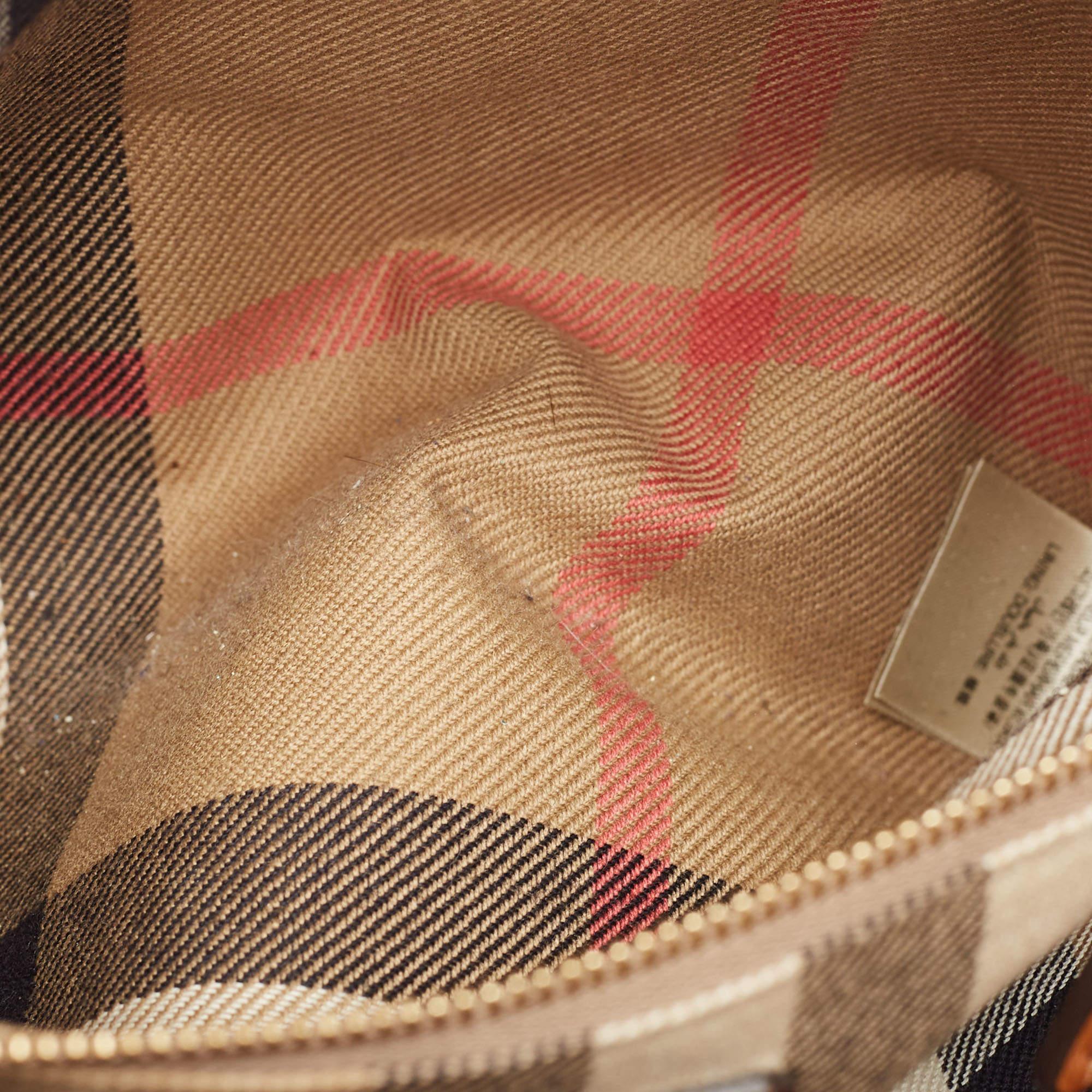 Burberry Tan Leather Medium Alchester Bowler Bag 8
