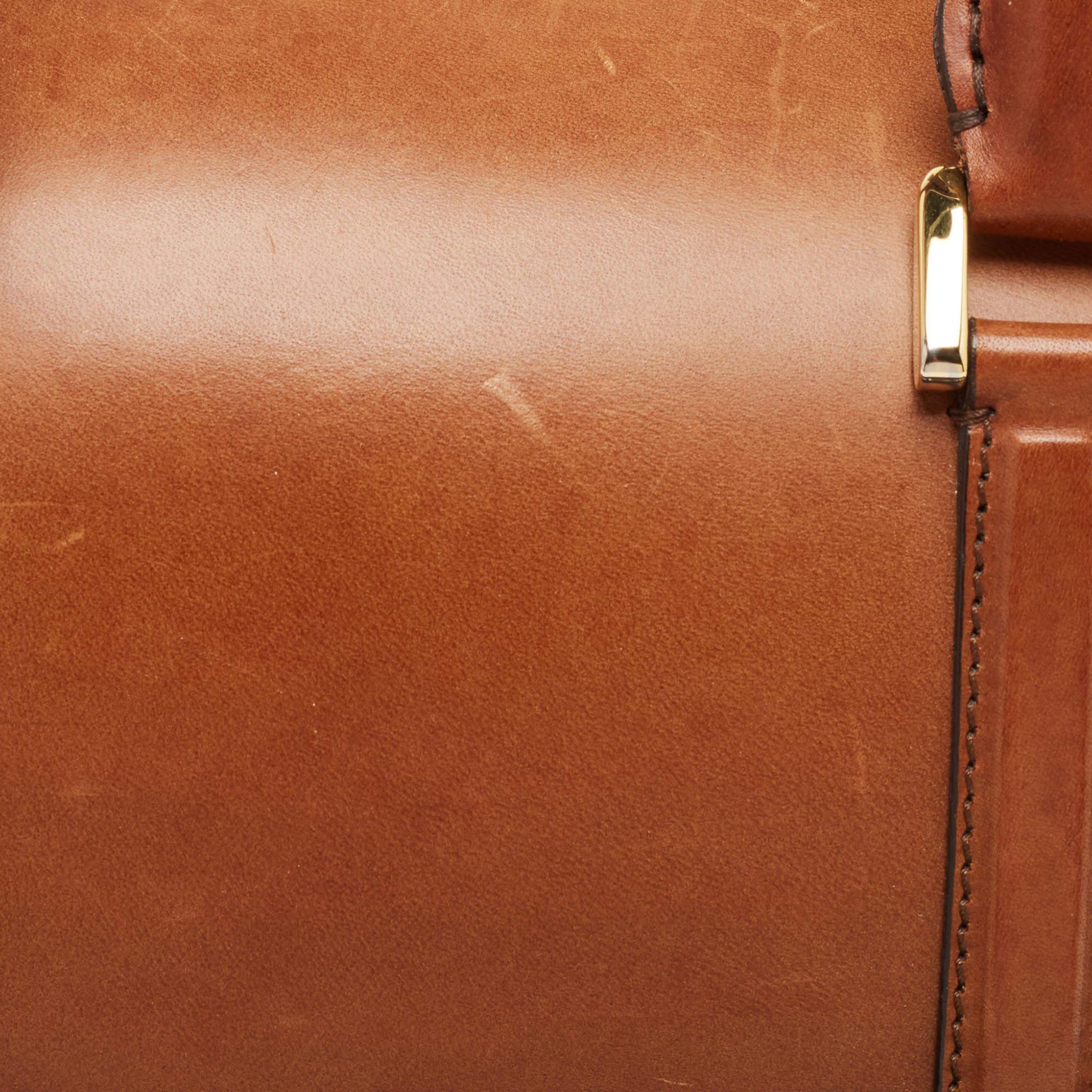 Women's Burberry Tan Leather Medium Alchester Bowler Bag
