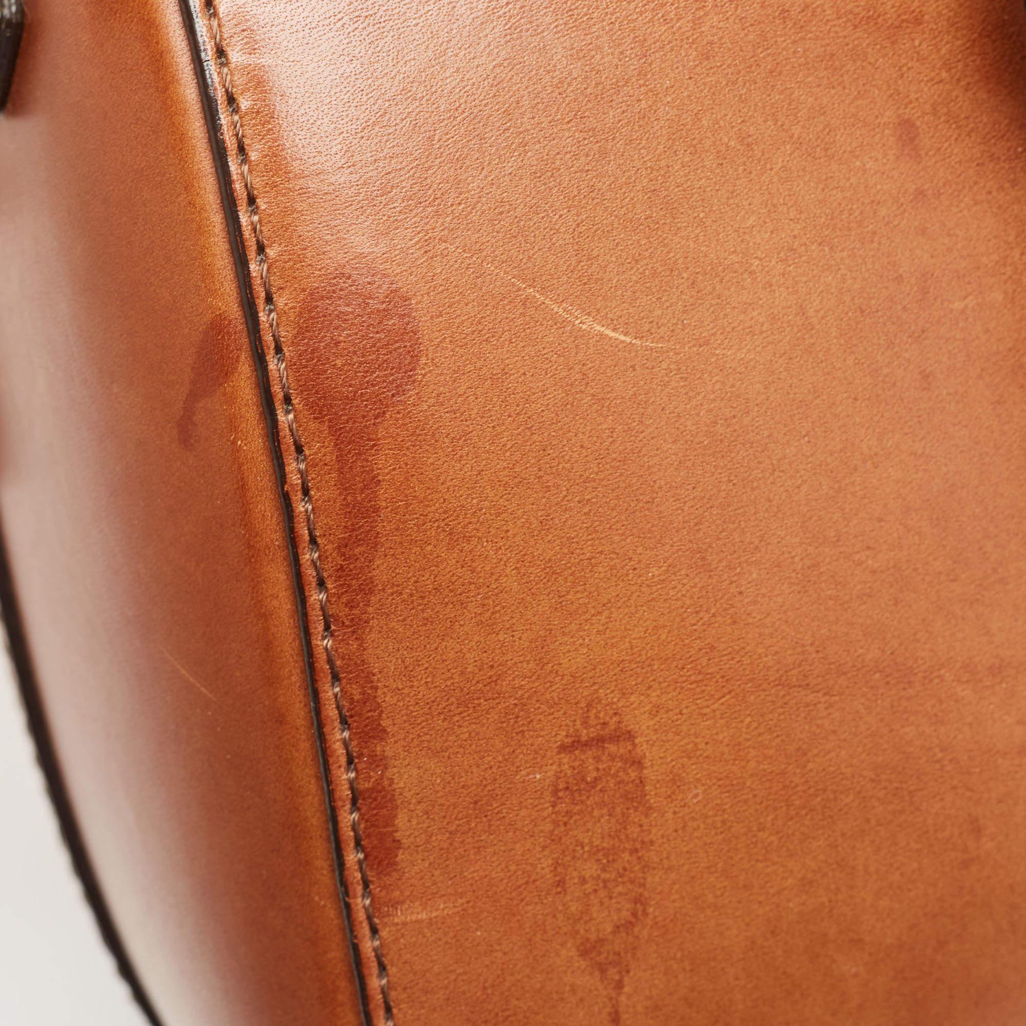 Burberry Tan Leather Medium Alchester Bowler Bag 3