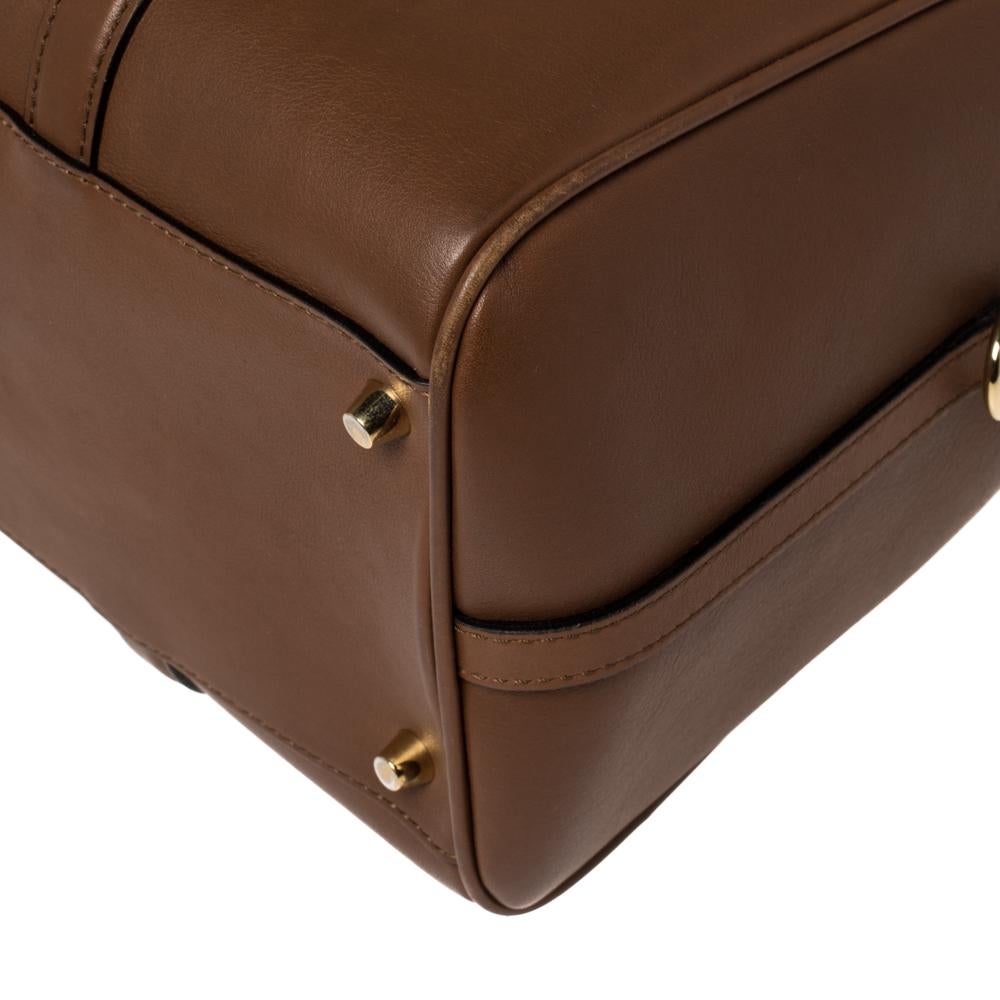 Burberry Tan Leather Medium Alchester Bowler Bag 1