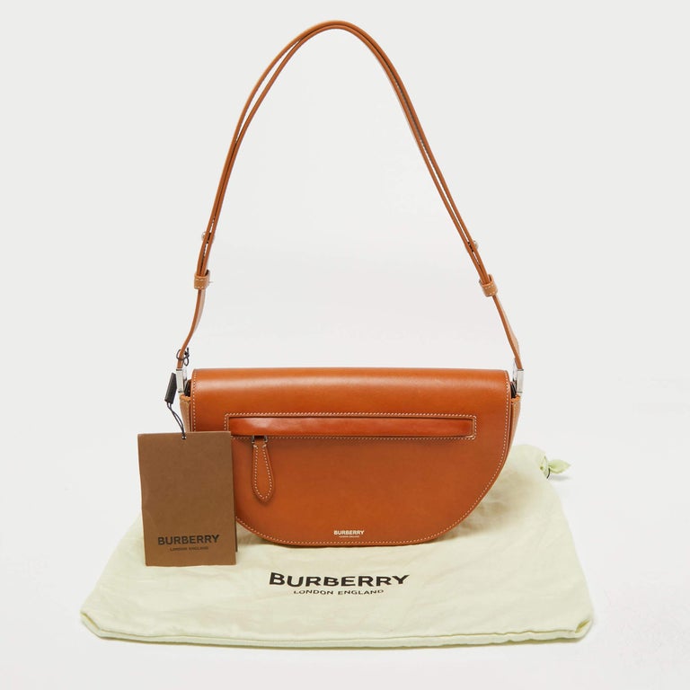 Burberry Olympia Messenger Bag Leather Small at 1stDibs