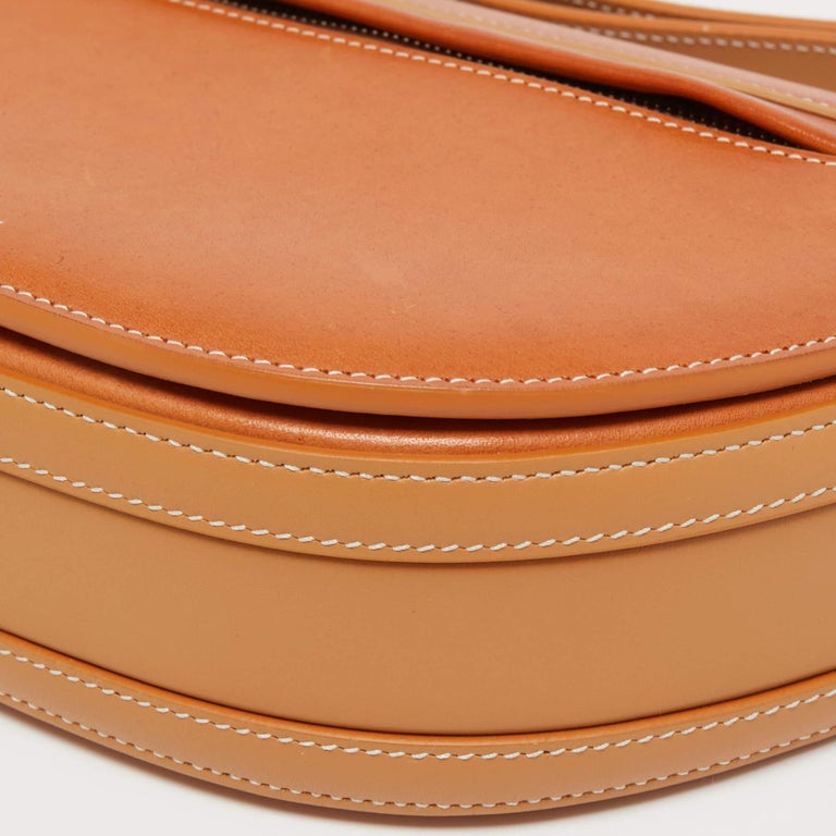 Burberry Tan Leather Small Olympia Shoulder Bag For Sale at 1stDibs