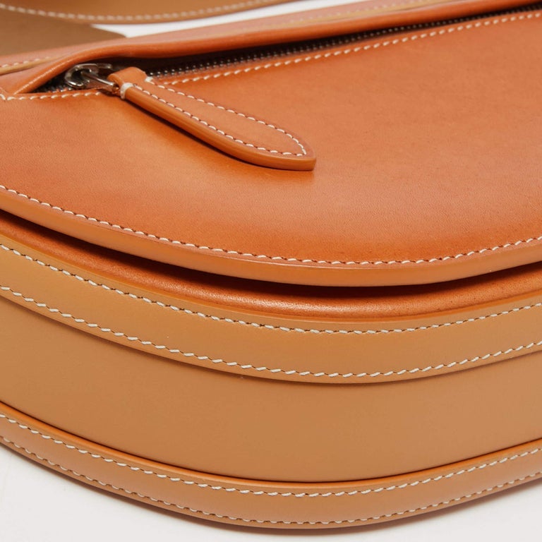 Burberry Tan Leather Small Olympia Shoulder Bag For Sale at 1stDibs