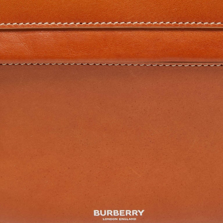 Burberry Tan Leather Small Olympia Shoulder Bag For Sale at 1stDibs