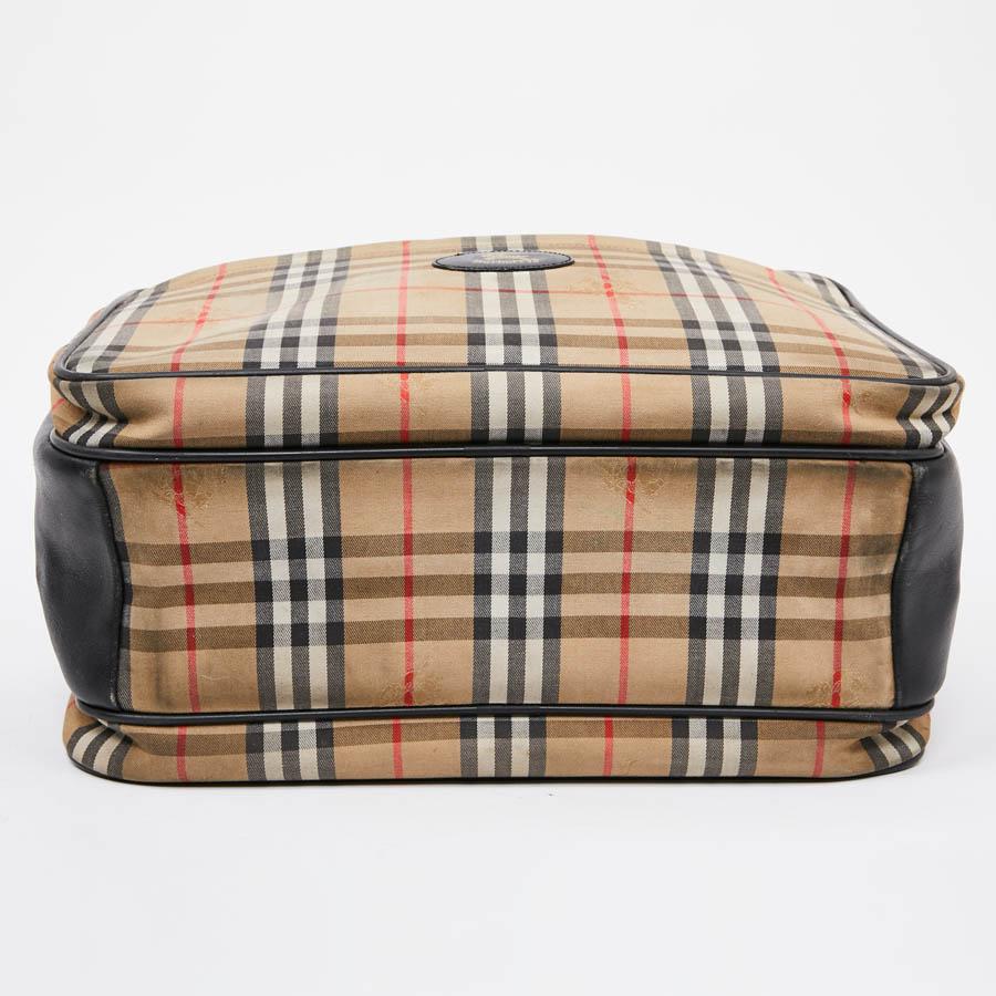 Brown BURBERRY Tartan Weekend Bag