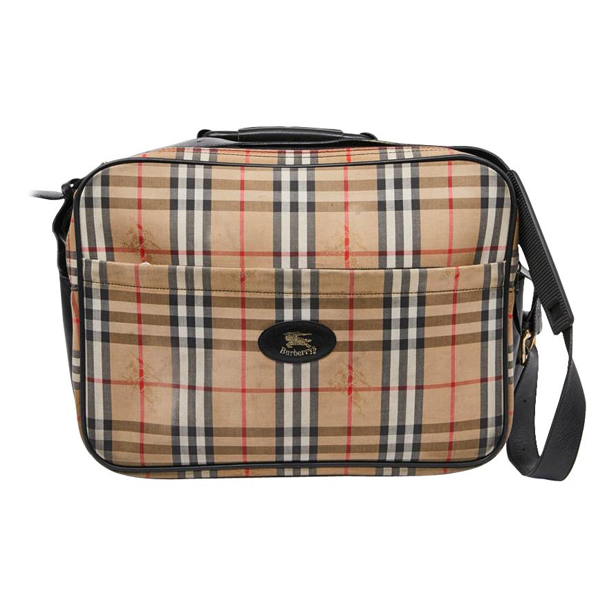 Tartan Weekend Bag at 1stDibs | burberry weekend bag, vintage travel bag, burberry weekender bag