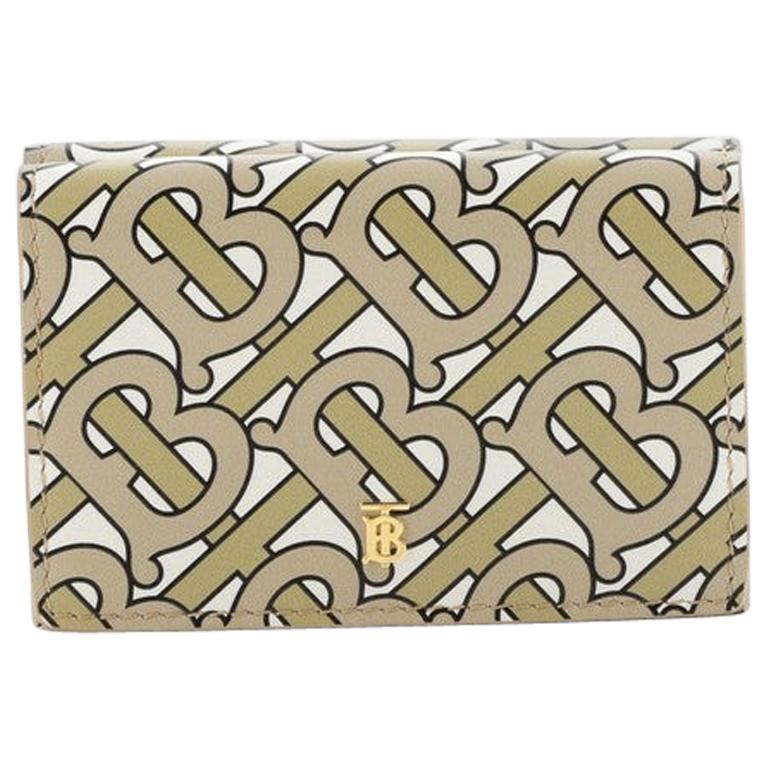 Burberry Printed Leather Continental Wallet