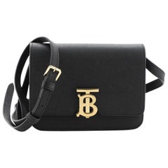 Burberry  TB Flap Bag Grainy Leather Mini