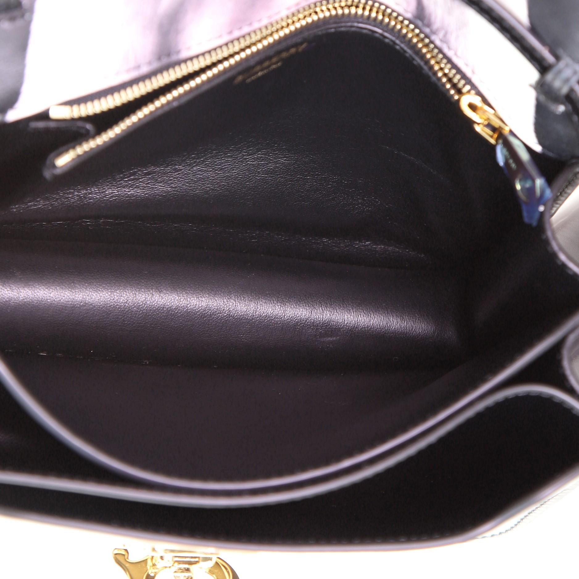 Burberry TB Flap Bag Leather Small In Good Condition In NY, NY