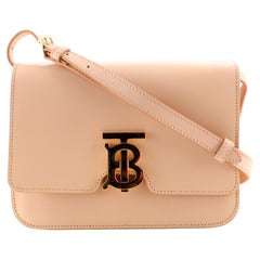 Burberry TB Flap Bag Leather Small