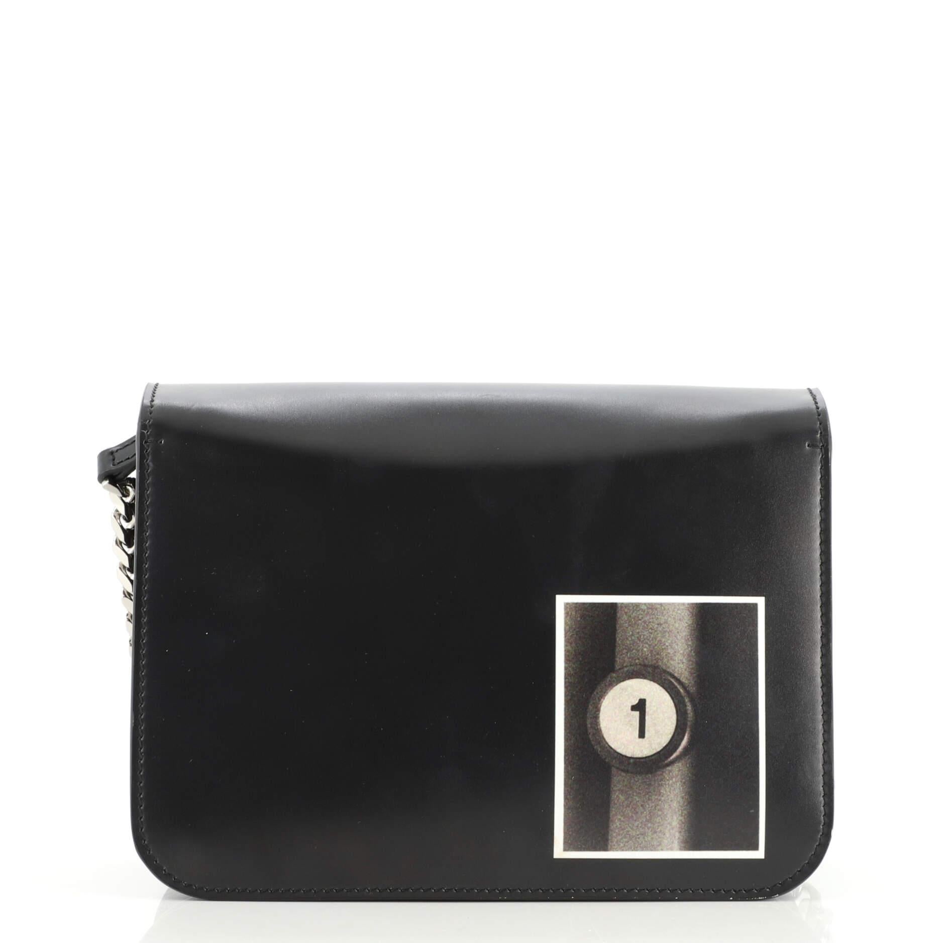 Women's or Men's Burberry TB Flap Bag Printed Leather Small